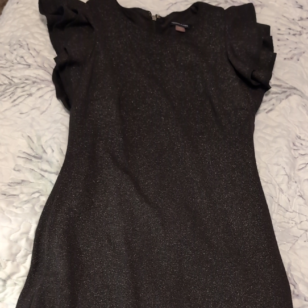 Tommy Hilfiger Black Flutter Sleeve Blouse
